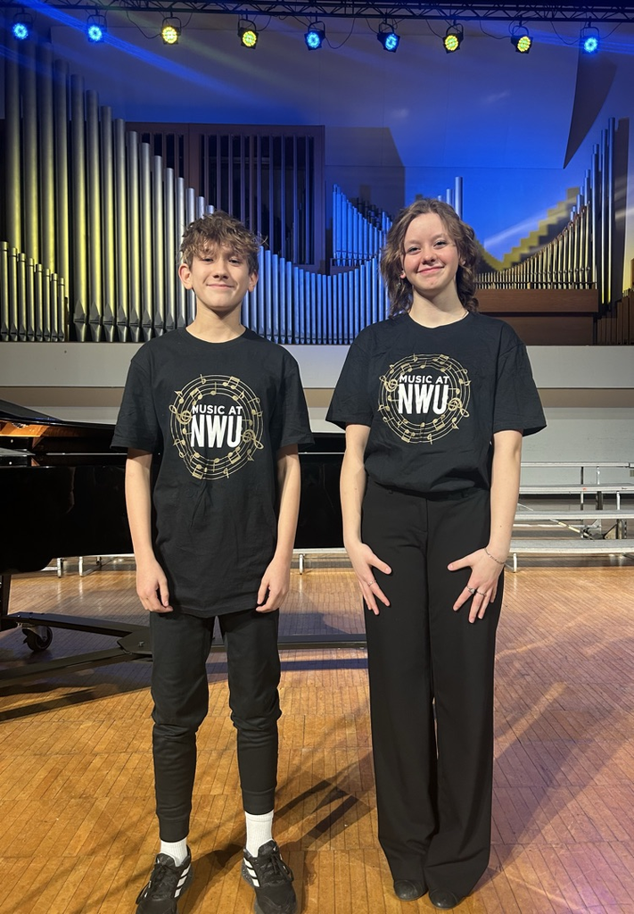 Sharley and John on the NWU stage