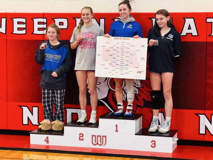 Capri Hansen is Class B District 3 Runner Up at 130!