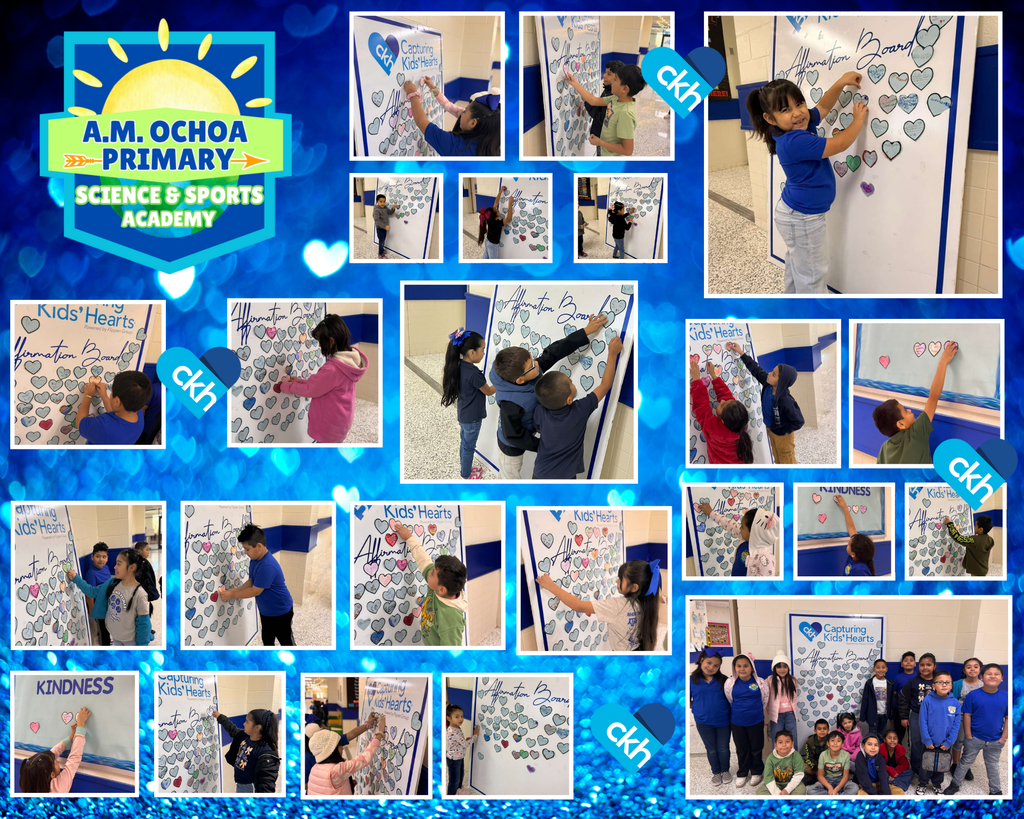 Students posting Affirmations