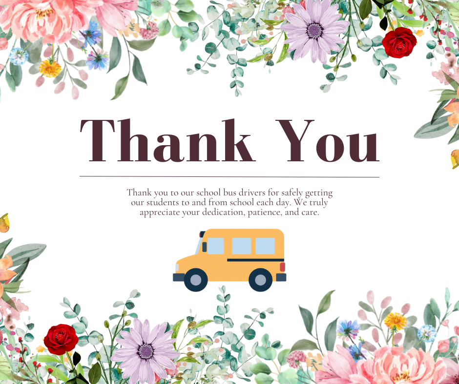 Bus driver thank you