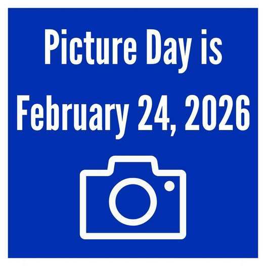 Picture day is on February 24, 2026.