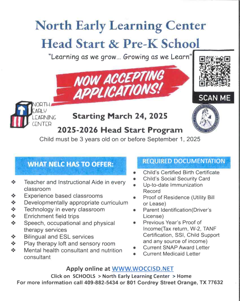 North Early Learning Registration