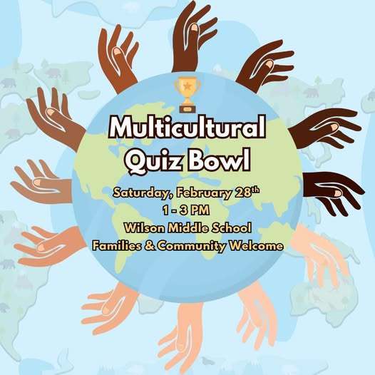 Multicultural Quiz Bowl flyer.