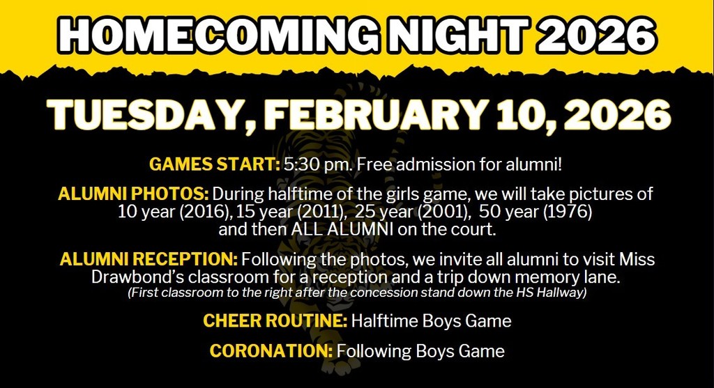 GAME DAY ANNOUNCEMENT