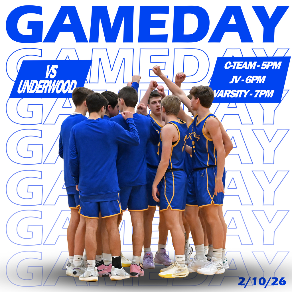 Boys vs. Underwood tonight at 5:00 pm.