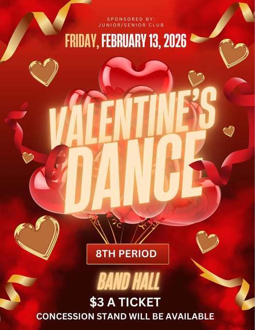 valentines dance flyer