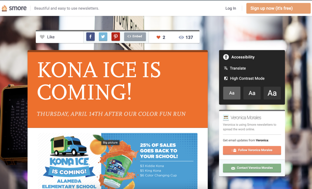 Alameda Smore Online Newsletter
