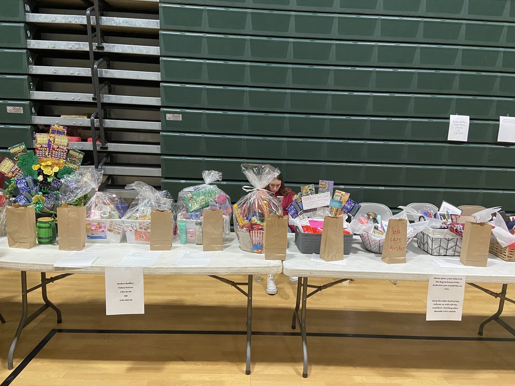 Photo of donations. 