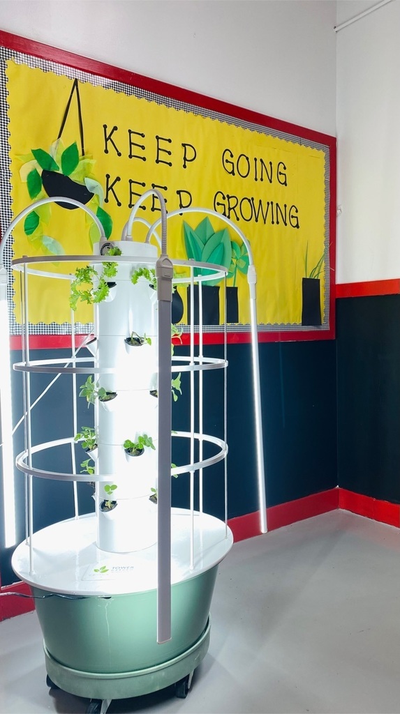 school tower garden 🪴