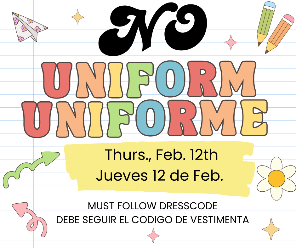No Uniform Flyer