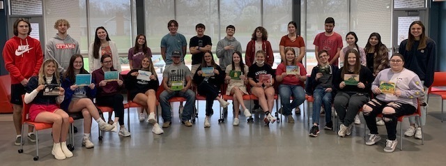 students posing