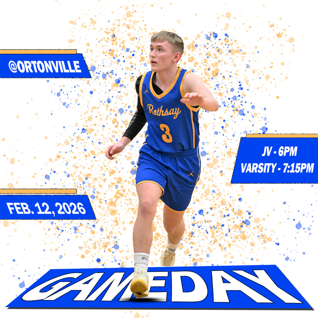 Game day post with a 6 pm start time and Nate pictured.