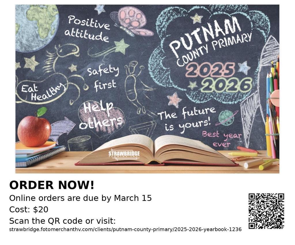 25-26 Yearbook presale. Order now $20