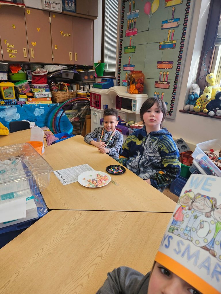 Kids in a classroom.