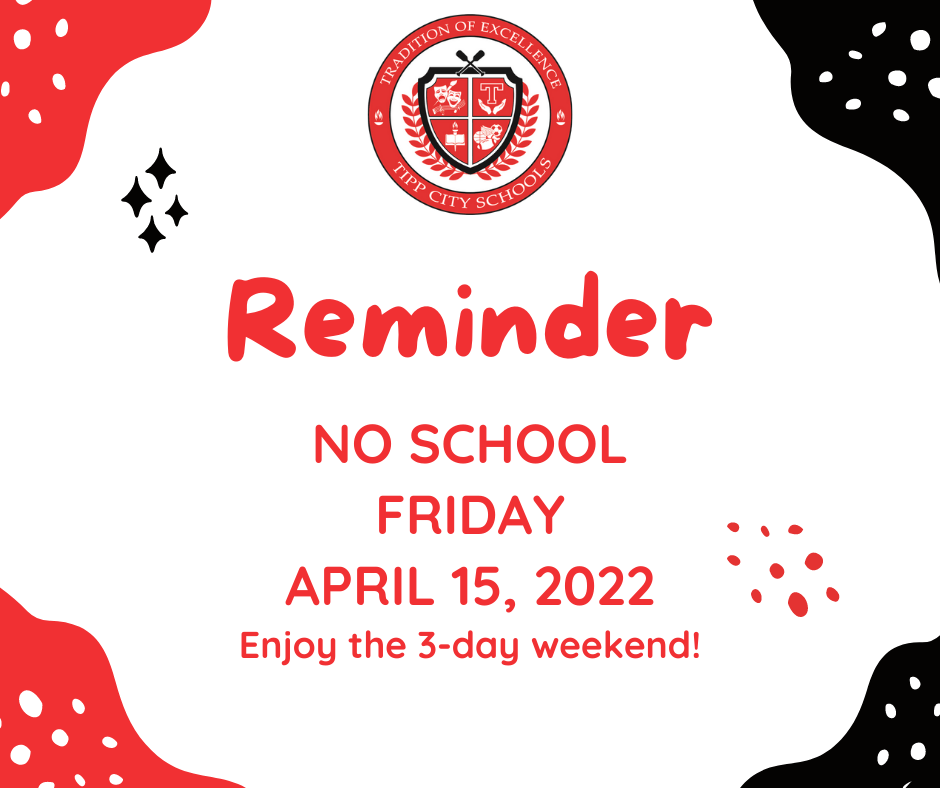 Reminder No School Friday