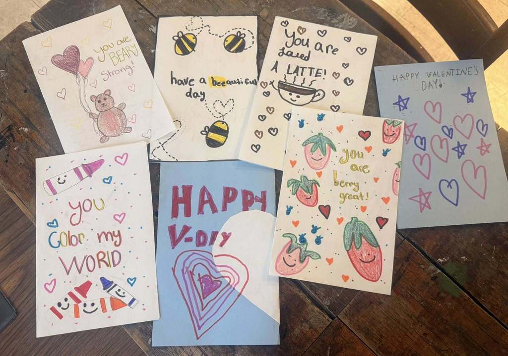 Valentines Day cards.