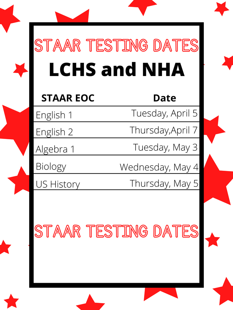 staar dates