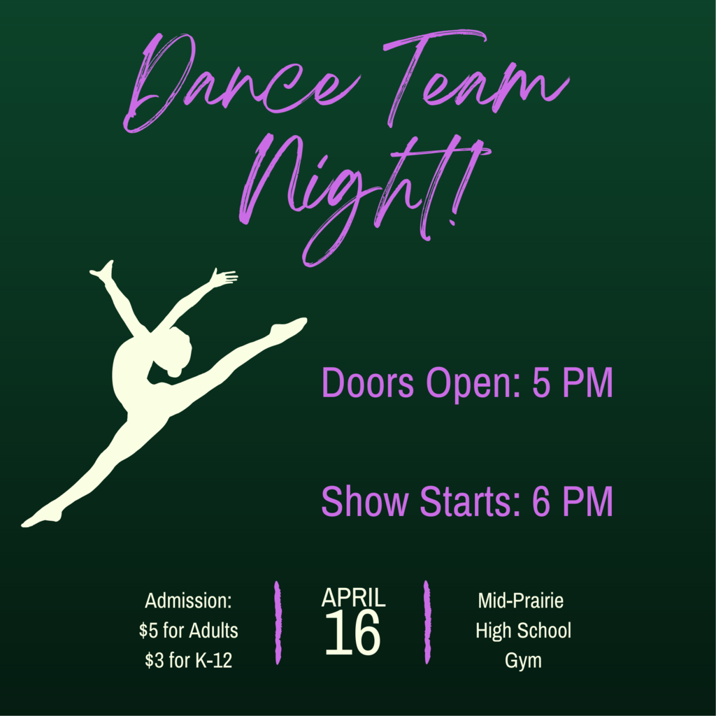 Dance Team Night Poster