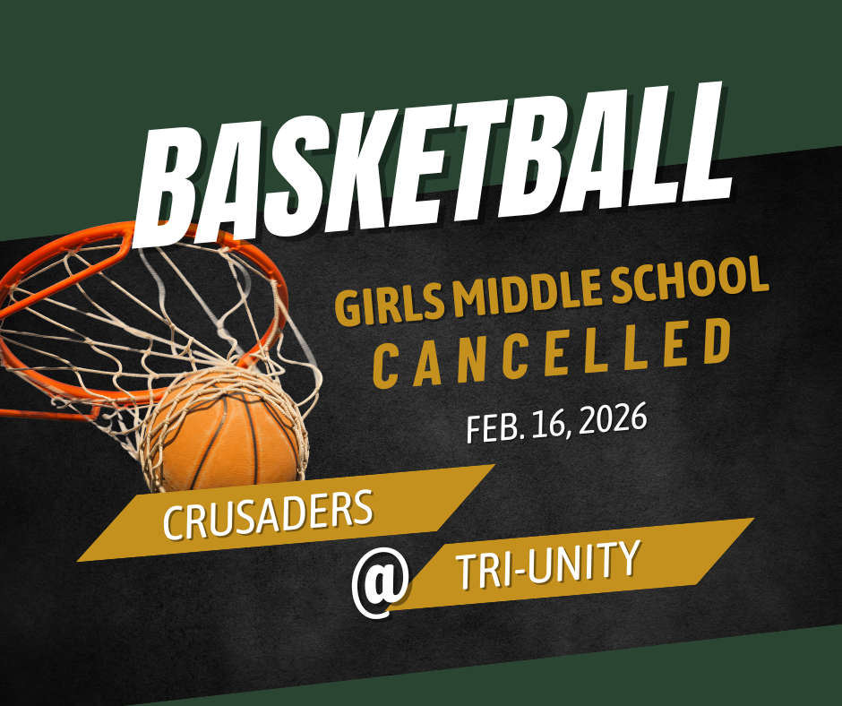 Girls Middle School basketball game cancelled.