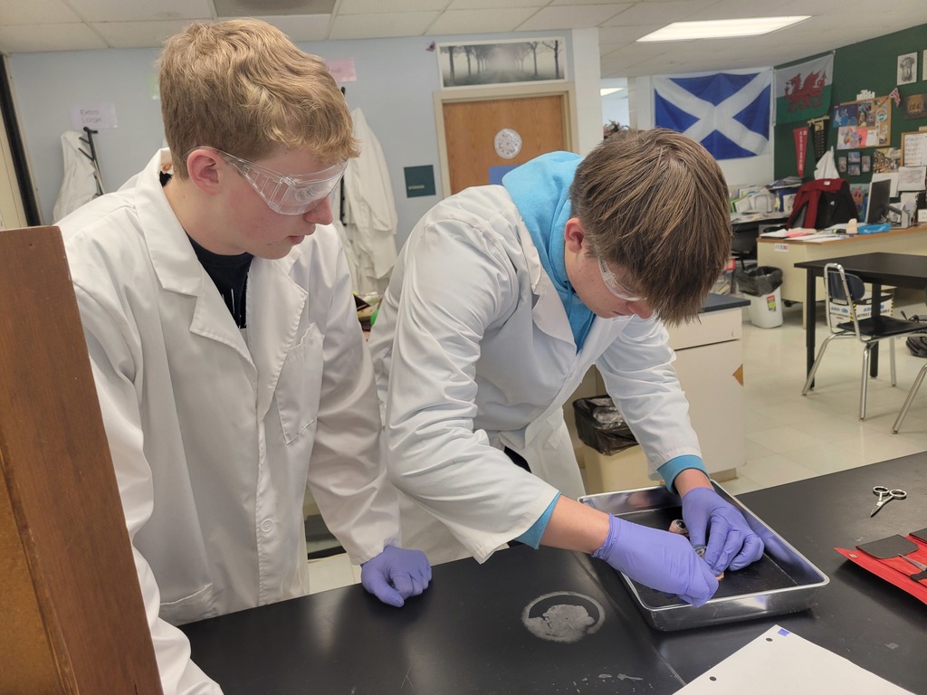 Caleb and Kyle work on getting into the eye. 