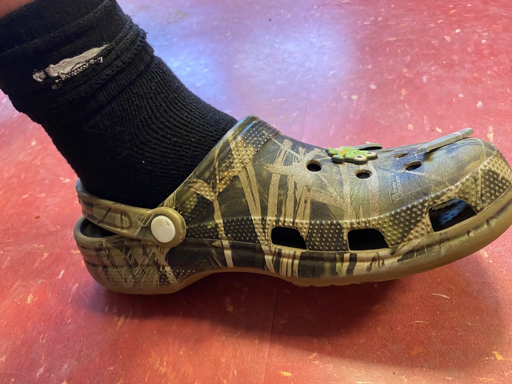 Rocking the repaired Croc
