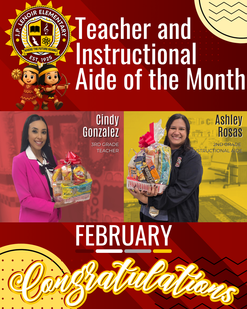 Teacher and TA of the Month of Feb