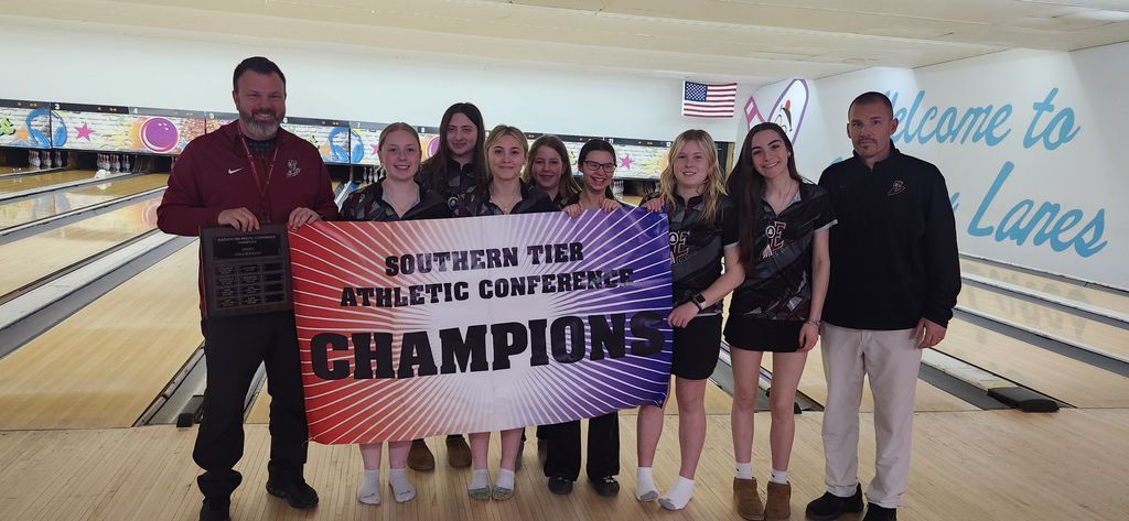Girls Bowling win STAC Championship