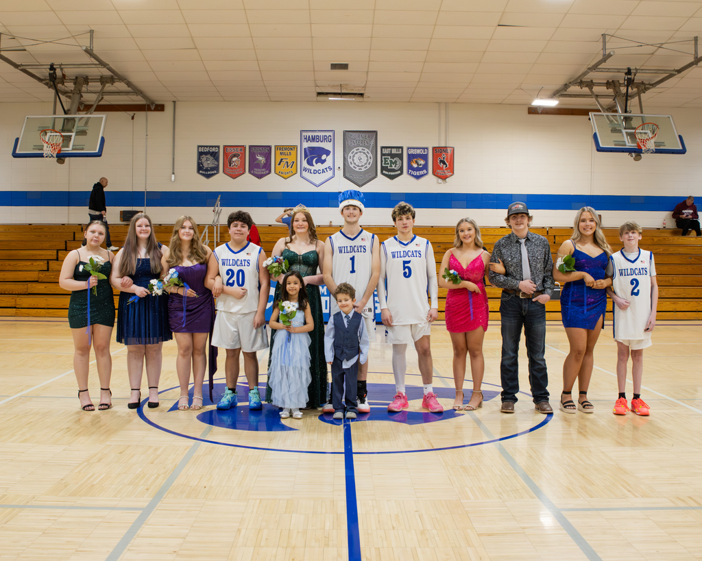 Homecoming Court Warming Group photo