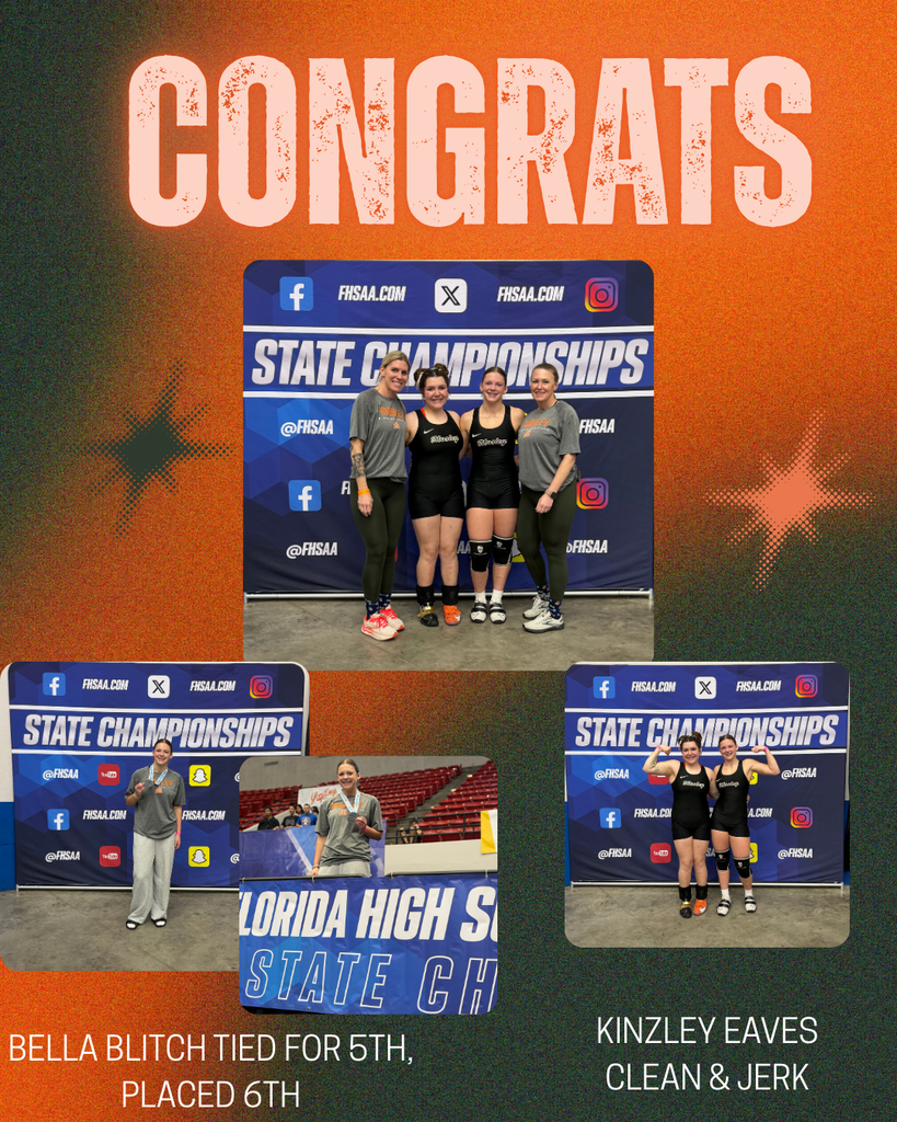 Congrats Girls Weightlifting