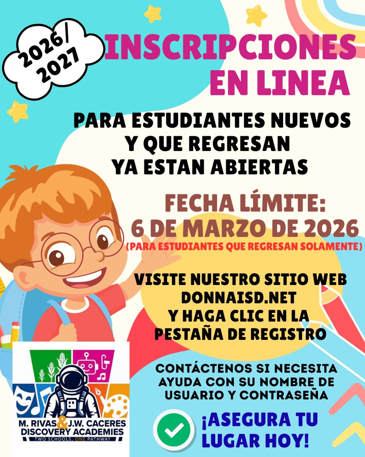 información para las inscripciones 