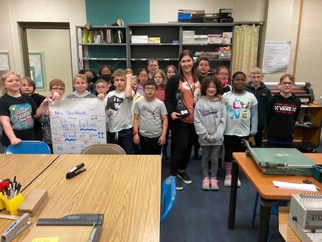 Mrs. Strickland and the Third Graders of Room C-203