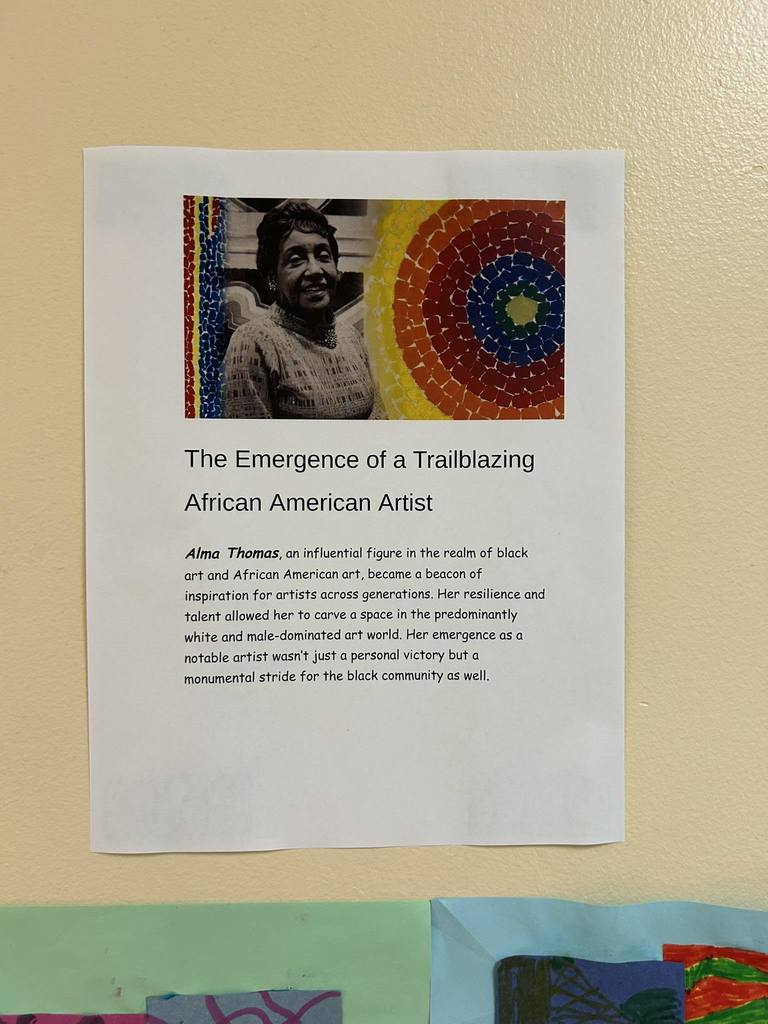 A paper that says the Emergence of a trailblazing Adrican American Artist.