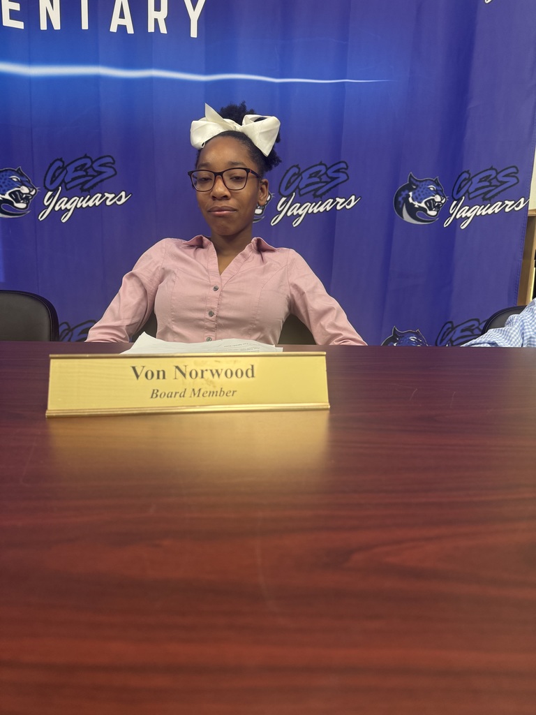 G.W. Carver Elementary School Students Impersonates JDCSD's School Board in honor of School Board Recognition Week