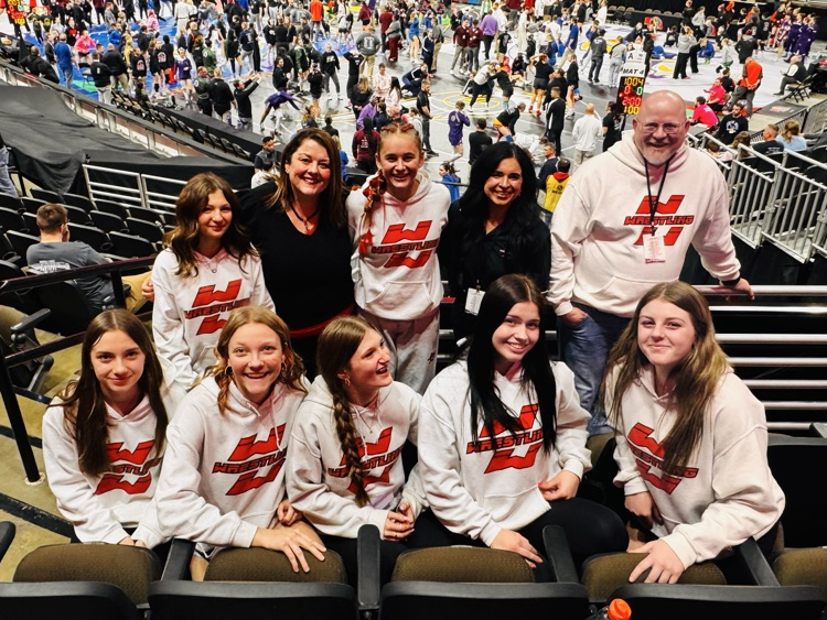 Several members of the  Weeping Water/Syracuse team came to show their support