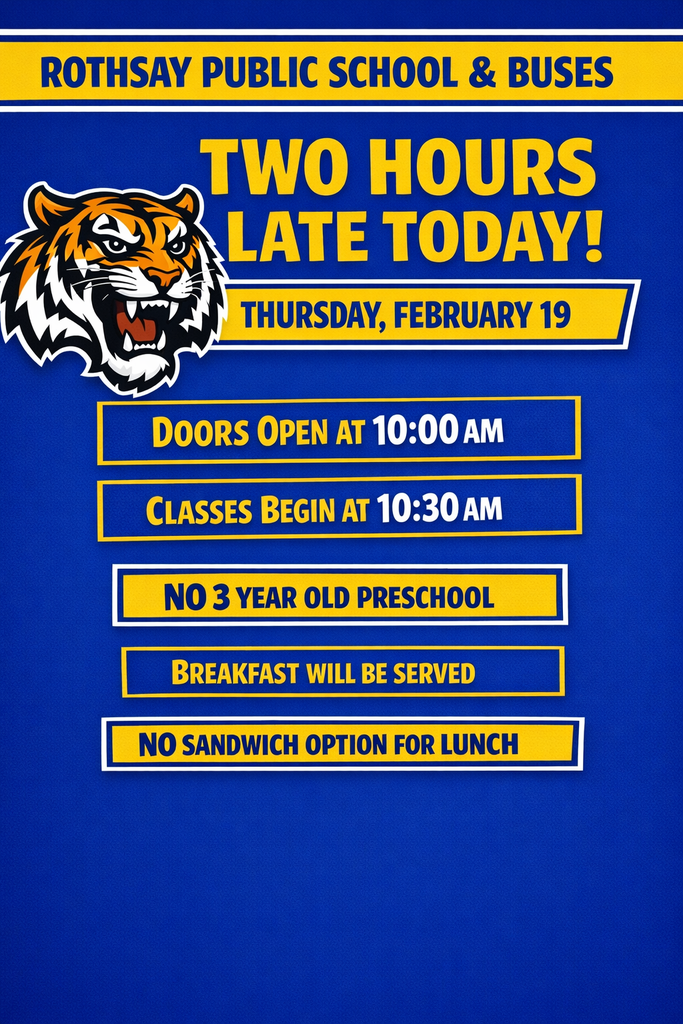 School Opening Two Hours Late