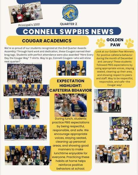 JoAnna Connell Elementary School News they create in school on what's happening.