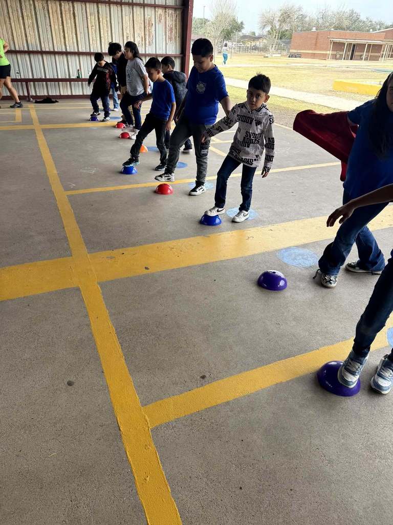 A.M. Ochoa Athletes working on soccer skills