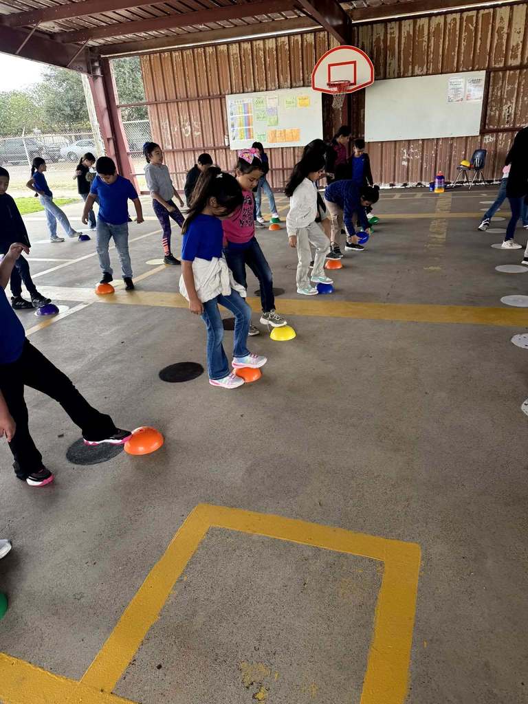 A.M. Ochoa Athletes working on soccer skills