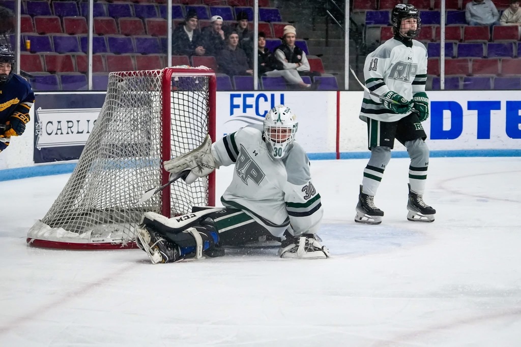 Protecting the goal.