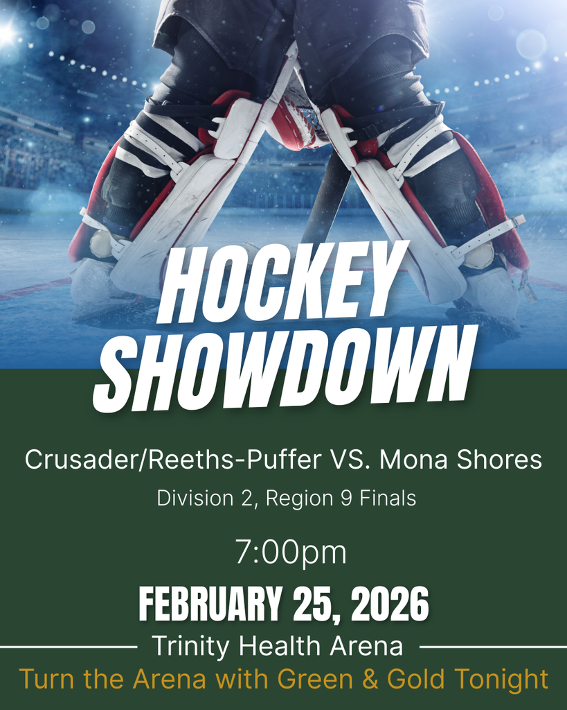 Flyer for ice hockey game