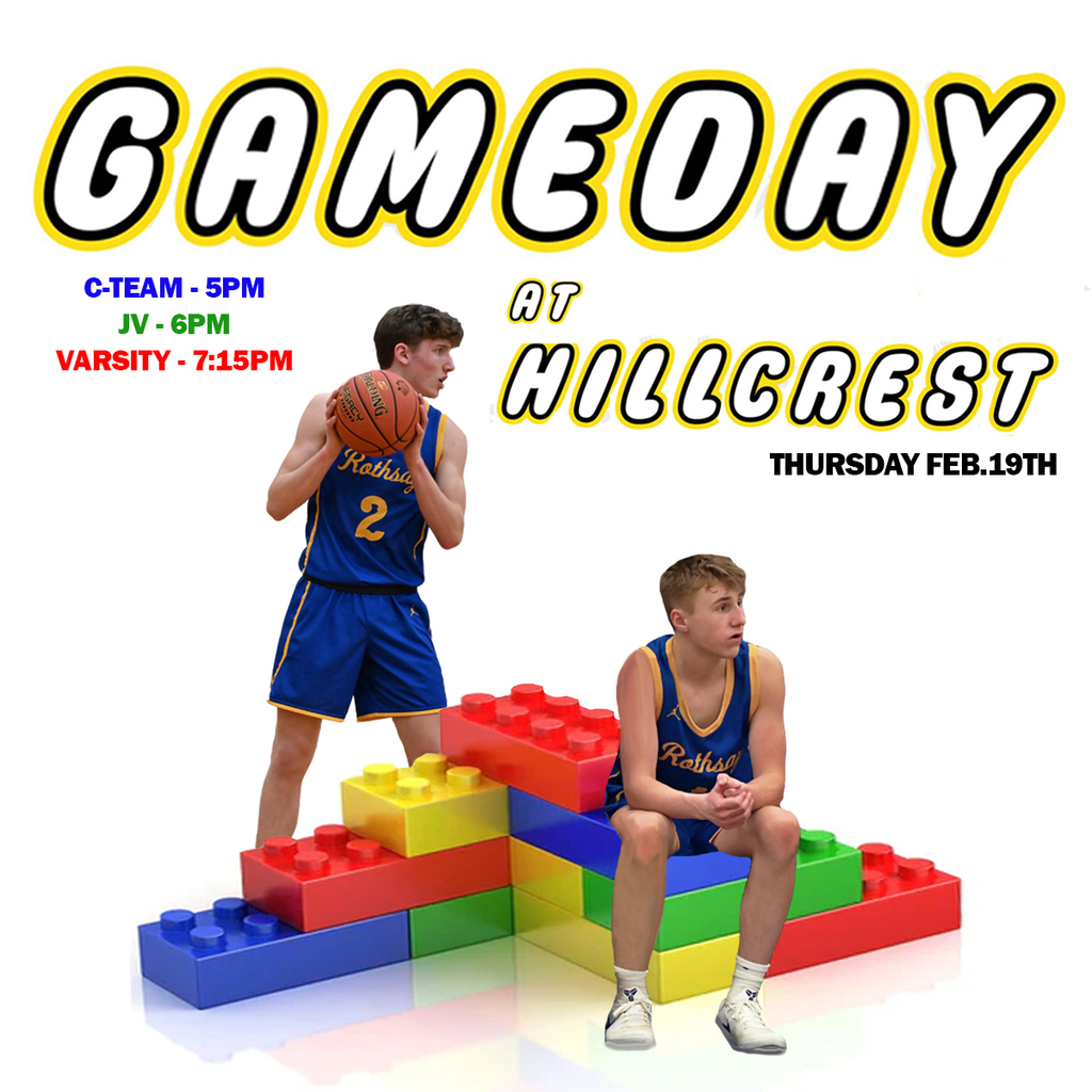 Boys game at Hillcrest starting at 5PM.