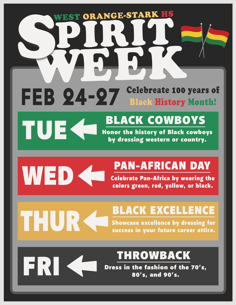 WOSHS Black History Dress Up Days