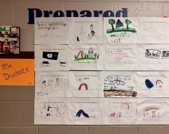 Drawings students made.