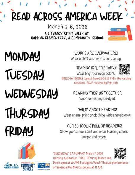 Read across america week flyer.