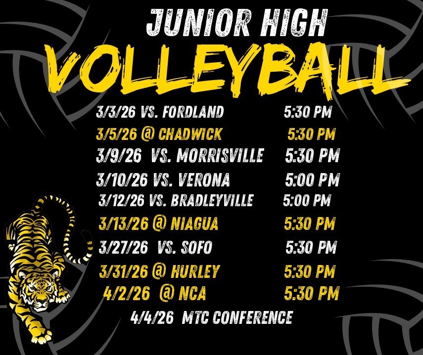 JH VB Schedule