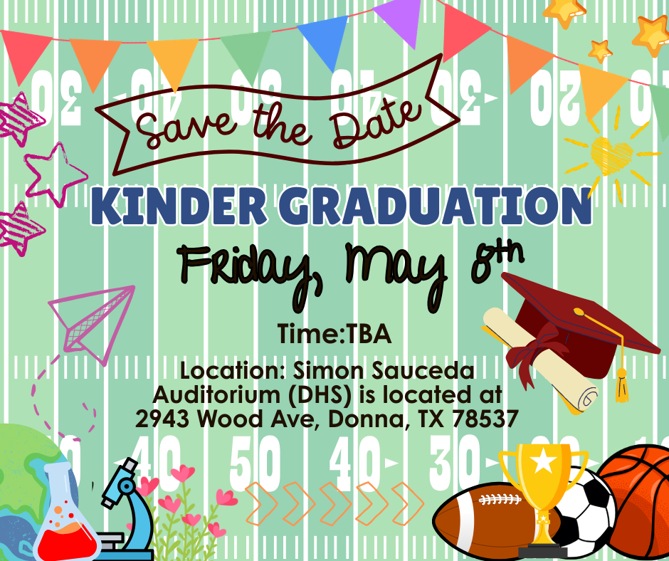 Save the Date Kinder Graduation