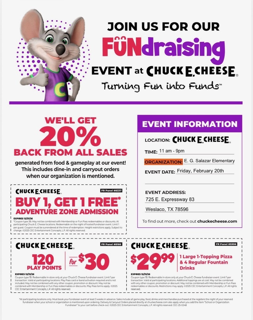 Chuck E. Cheese Flyer2