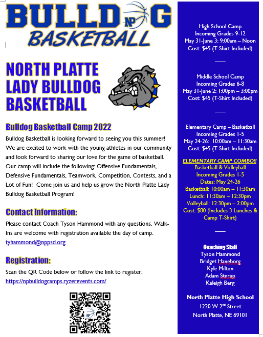 Basketball Camp Flyer