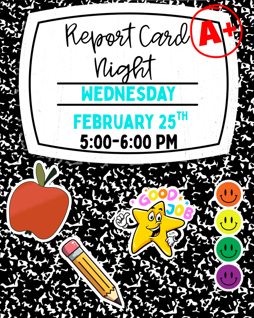 English Report Card Night Flyer