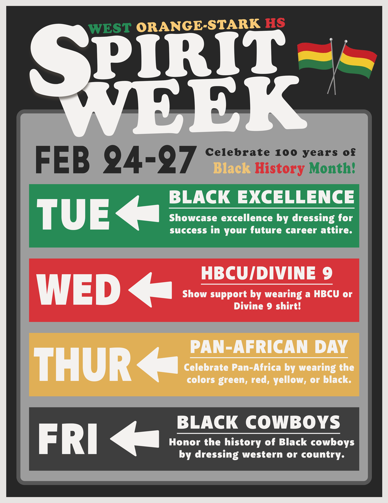 WOSHS Black History Dress Up Days